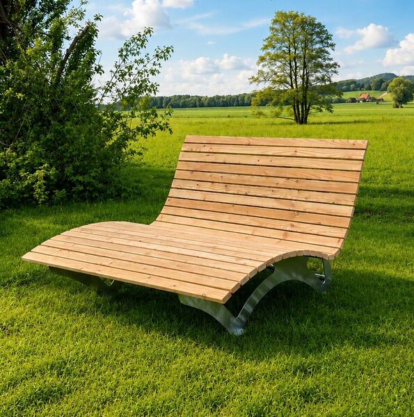 Relaxliege am Saarufer